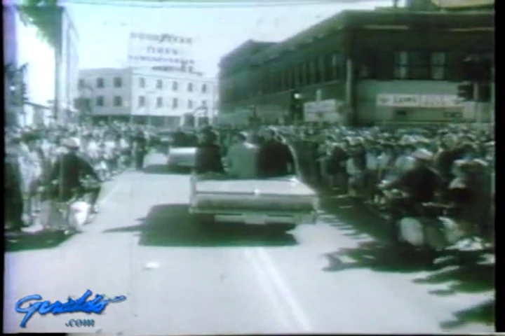 President Kennedy in car