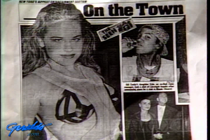 'On the Town' newspaper clipping, 1992