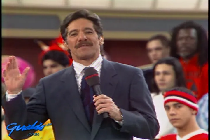 Geraldo Rivera with microphone