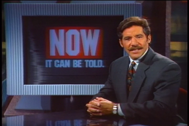 Geraldo with Now It Can Be Told logo