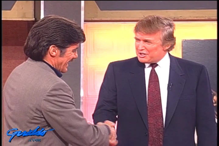 Geraldo and Donald Trump shake hands