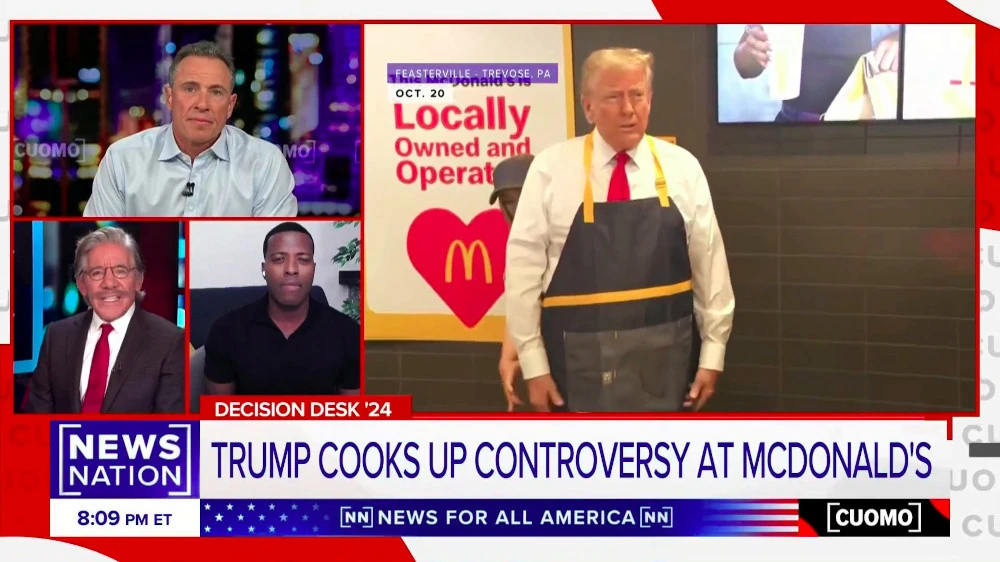 Donald Trump with chef apron, NewsNation