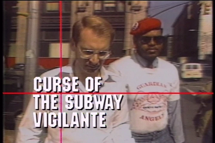 Curse of the Subway Vigilante, graphic, 1984