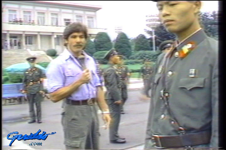 Geraldo Rivera in Korea, 1983