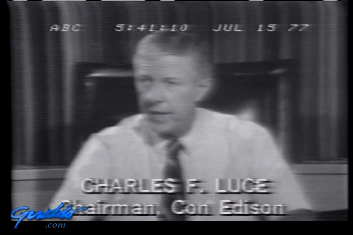 Charles Luce, Con Edison chairman, 1977