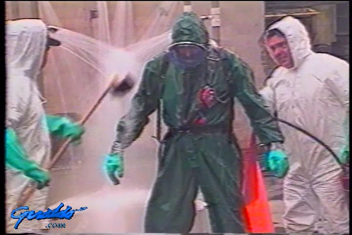 Hazmat suit wash, 1992