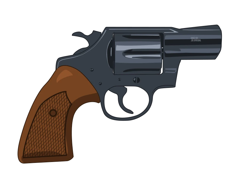 Snub nosed revolver