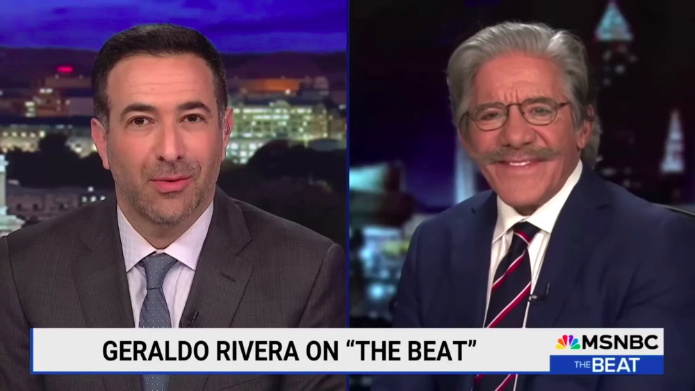 Geraldo with Ari Melber, 2025