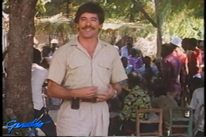 Geraldo Rivera in Haiti, 1985