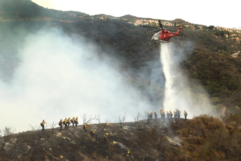 Pacific Palisades fire crew, 2025