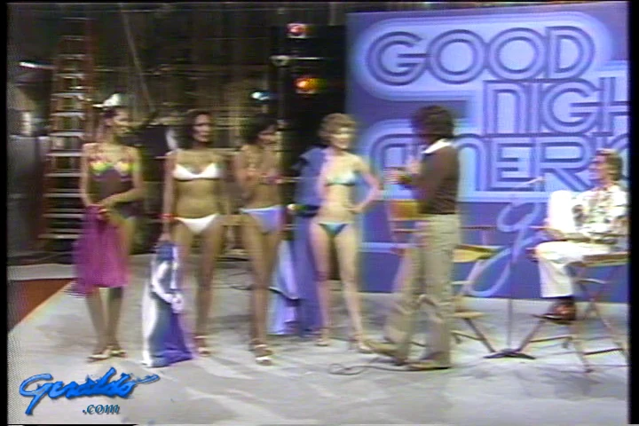 Geraldo Rivera, bikini models, 1974