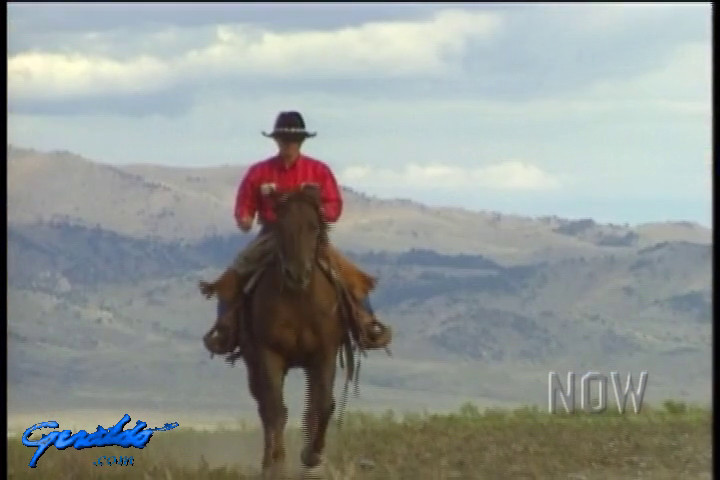 Japanese cowboy in Montana, 1992