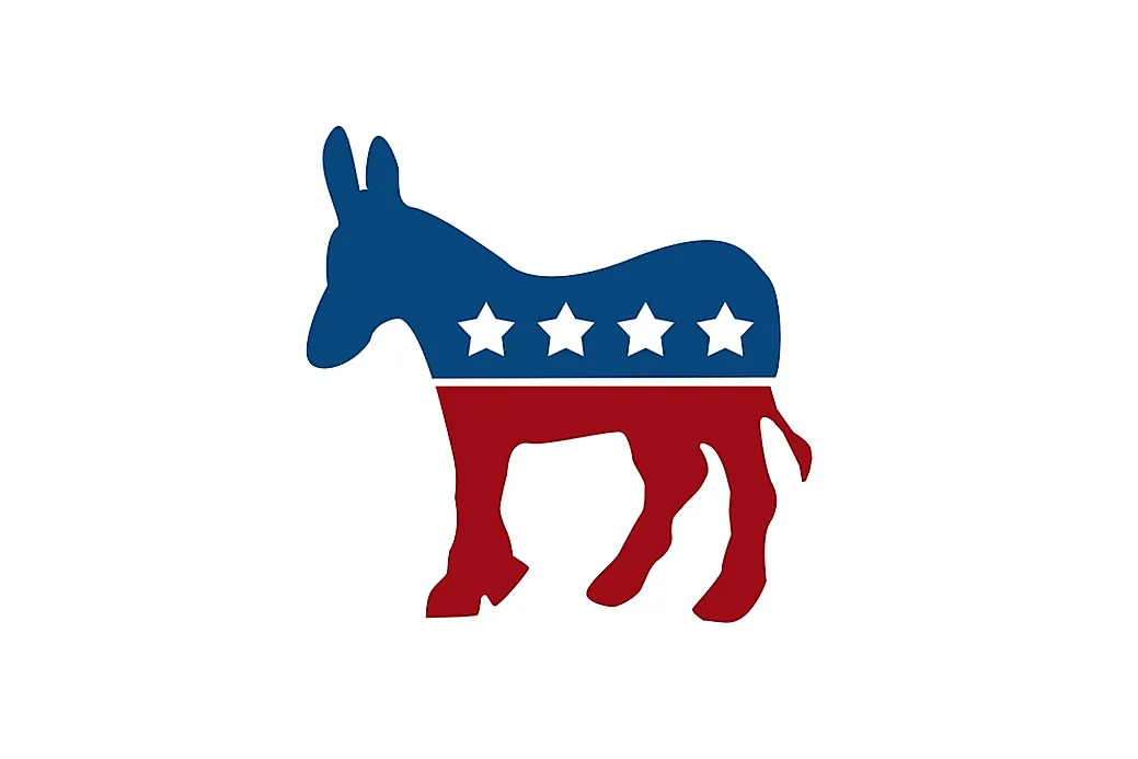 Democratic party logo graphic, 2025